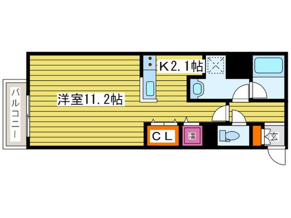 バロンド－ルの物件間取画像